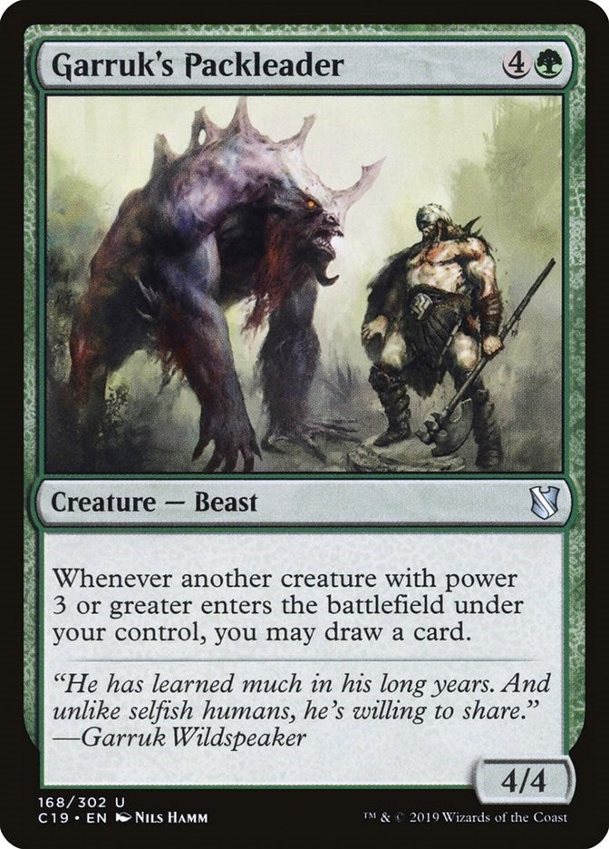 Garruk's Packleader (168) (Commander 2019)