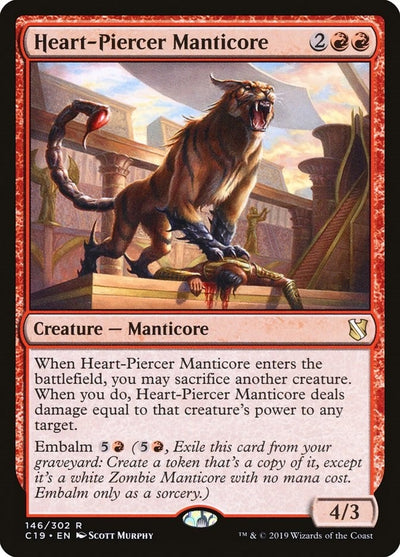 Heart-Piercer Manticore (146) (Commander 2019)