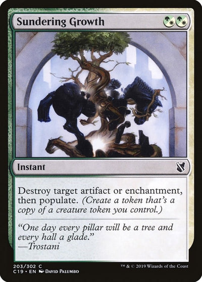 Sundering Growth (203) (Commander 2019)