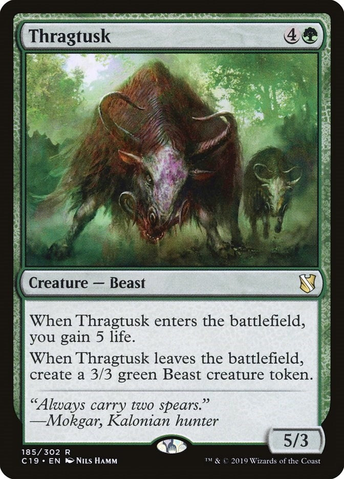 Thragtusk (185) (Commander 2019)