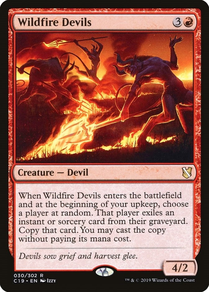 Wildfire Devils (30) (Commander 2019)