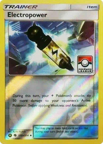Image for Electropower - 172a/214 (Pokemon League) (172a/214) (League & Championship Cards) - Pokemon