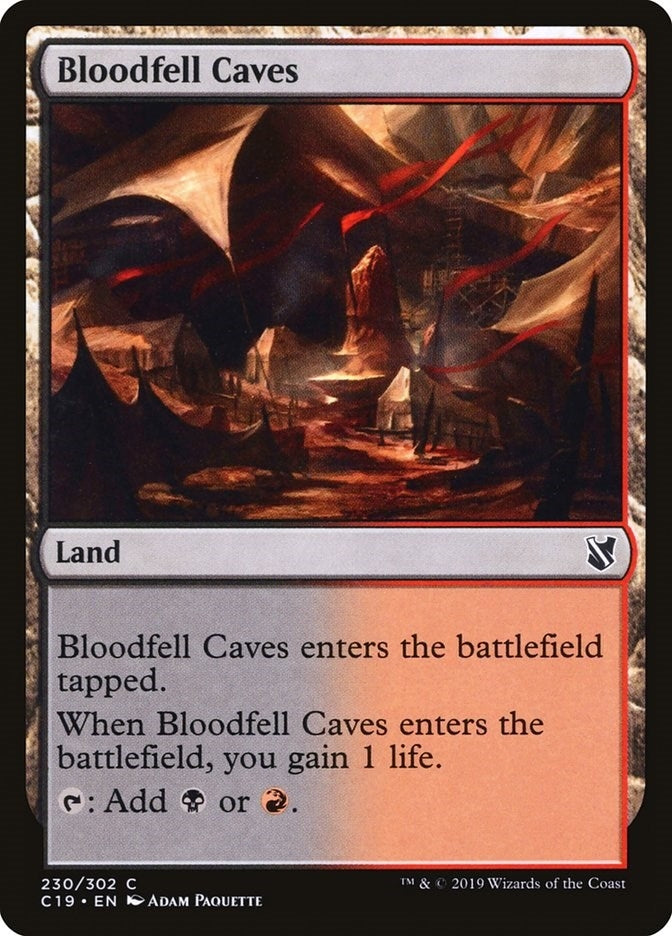 Bloodfell Caves (230) (Commander 2019)