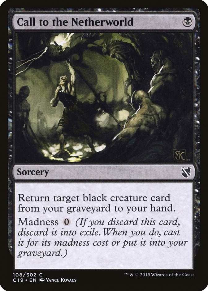 Call to the Netherworld (108) (Commander 2019)