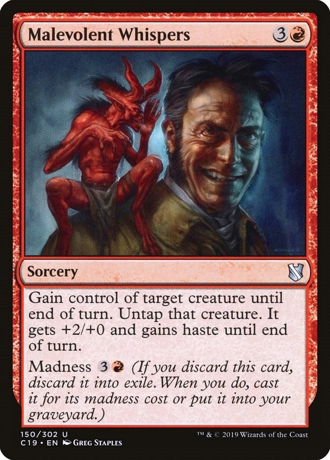 Malevolent Whispers (150) (Commander 2019)