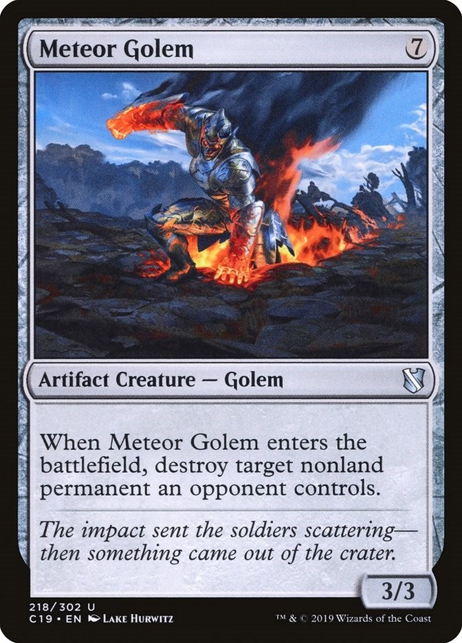 Meteor Golem (218) (Commander 2019)