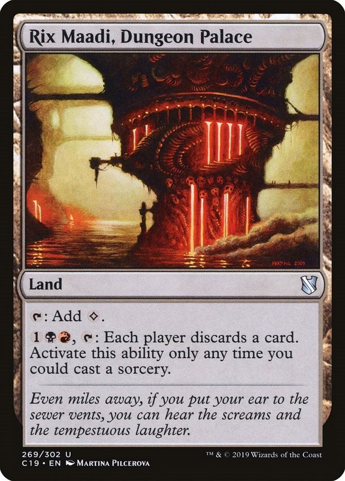 Rix Maadi, Dungeon Palace (269) (Commander 2019)