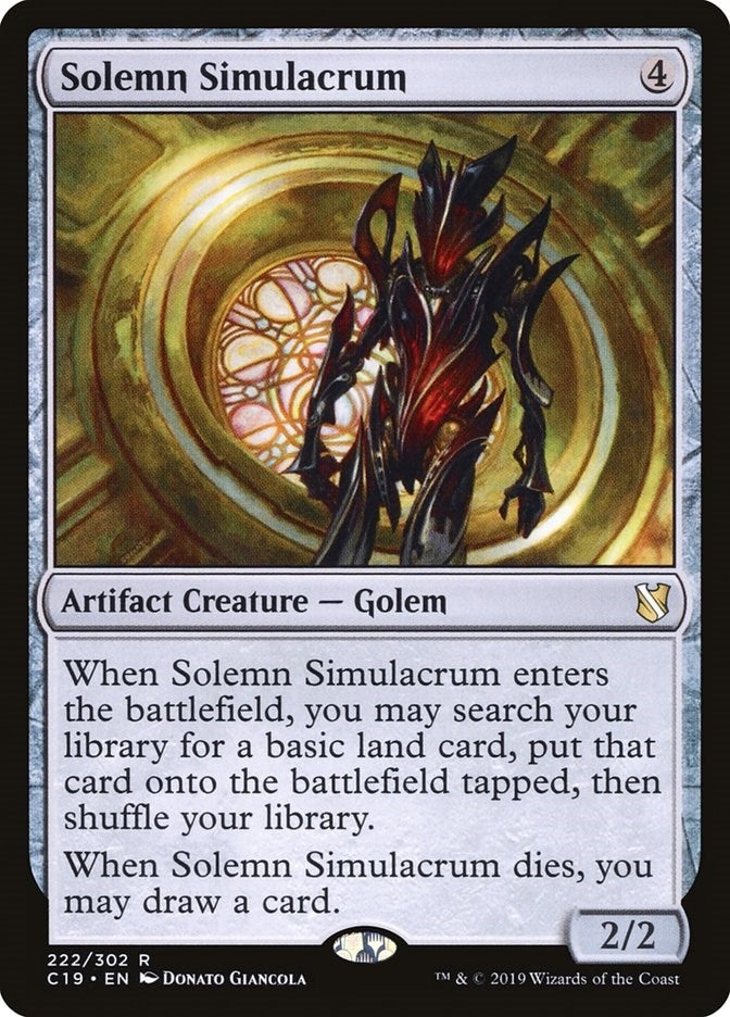 Solemn Simulacrum (222) (Commander 2019)