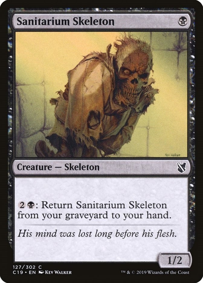 Image for Sanitarium Skeleton (127) (Commander 2019) - Magic: The Gathering