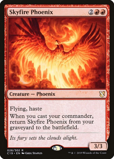Skyfire Phoenix (28) (Commander 2019)