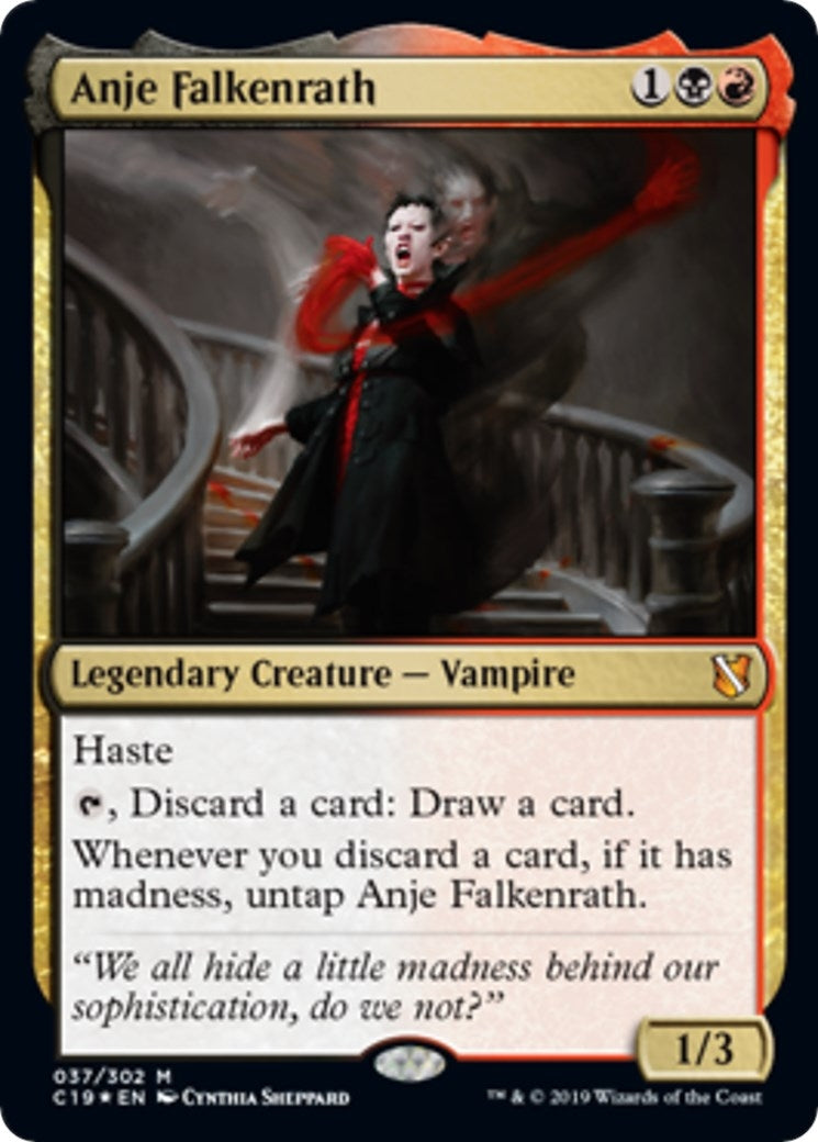 Anje Falkenrath (Commander 2019) (37) (Oversize Cards)