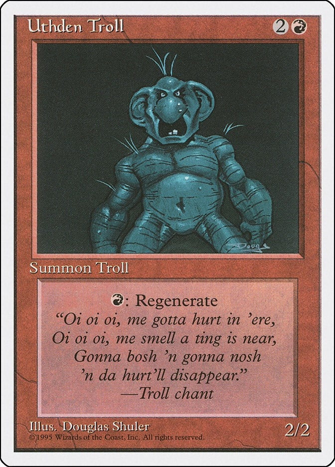 Uthden Troll (Fourth Edition)