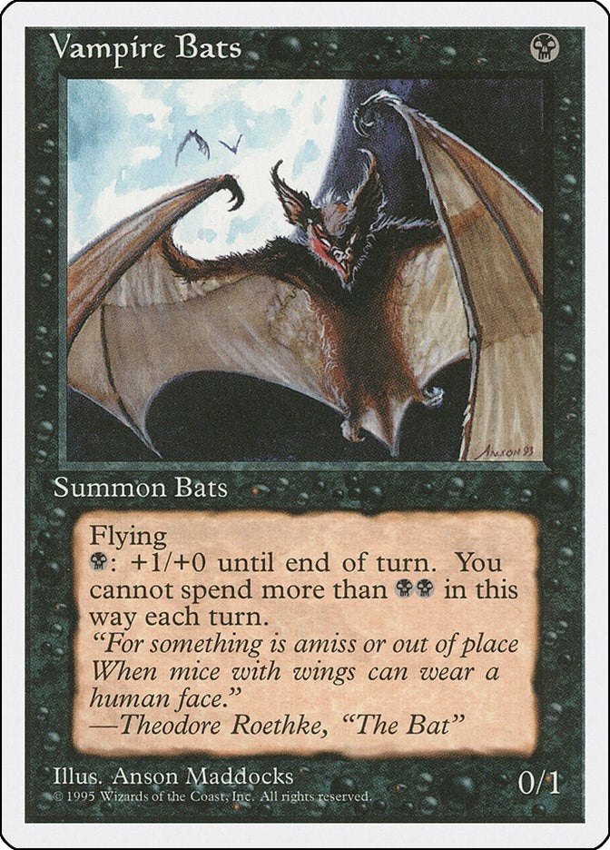 Vampire Bats (Fourth Edition)