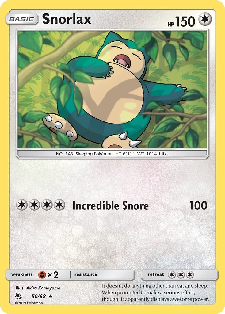 Image for Snorlax (50/68) (Hidden Fates) - Pokemon