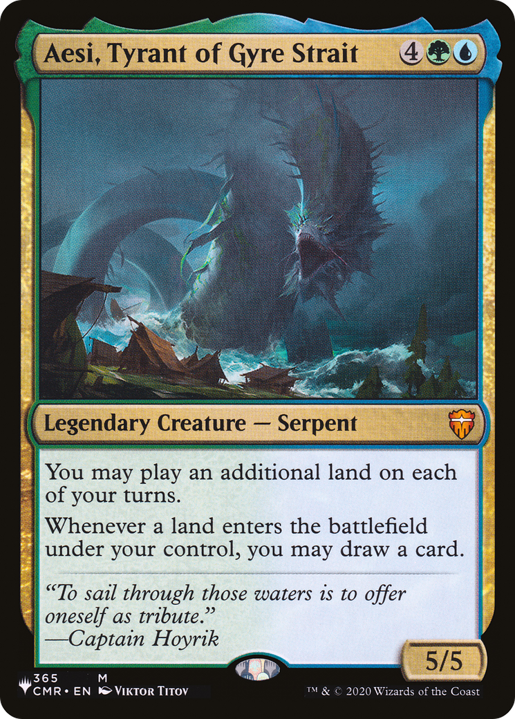 Aesi, Tyrant of Gyre Strait (365/361) (The List Reprints)