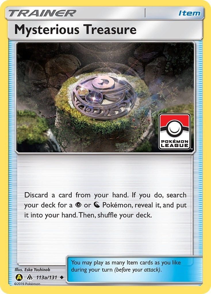 Image for Mysterious Treasure - 113a/131 (Pokemon League) (113a/131) (League & Championship Cards) - Pokemon