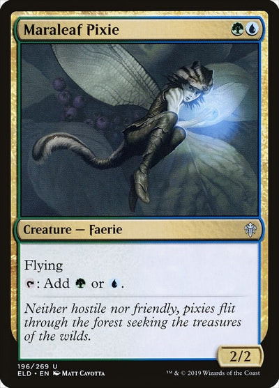 Maraleaf Pixie (196) (Throne of Eldraine)