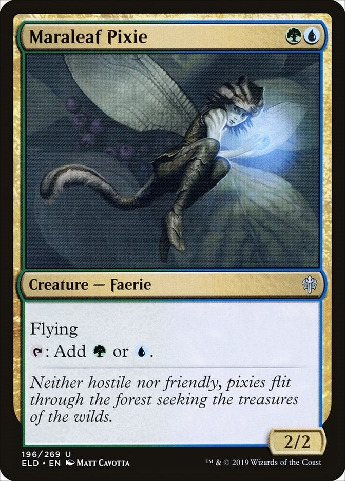 Maraleaf Pixie (196) (Throne of Eldraine)