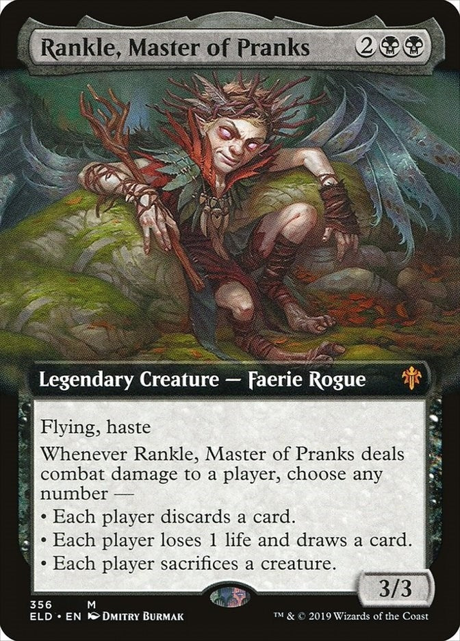 Rankle, Master of Pranks (Extended Art) (356) (Throne of Eldraine)