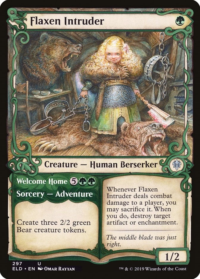 Flaxen Intruder (Showcase) (297) (Throne of Eldraine)