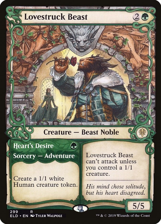 Lovestruck Beast (Showcase) (299) (Throne of Eldraine)