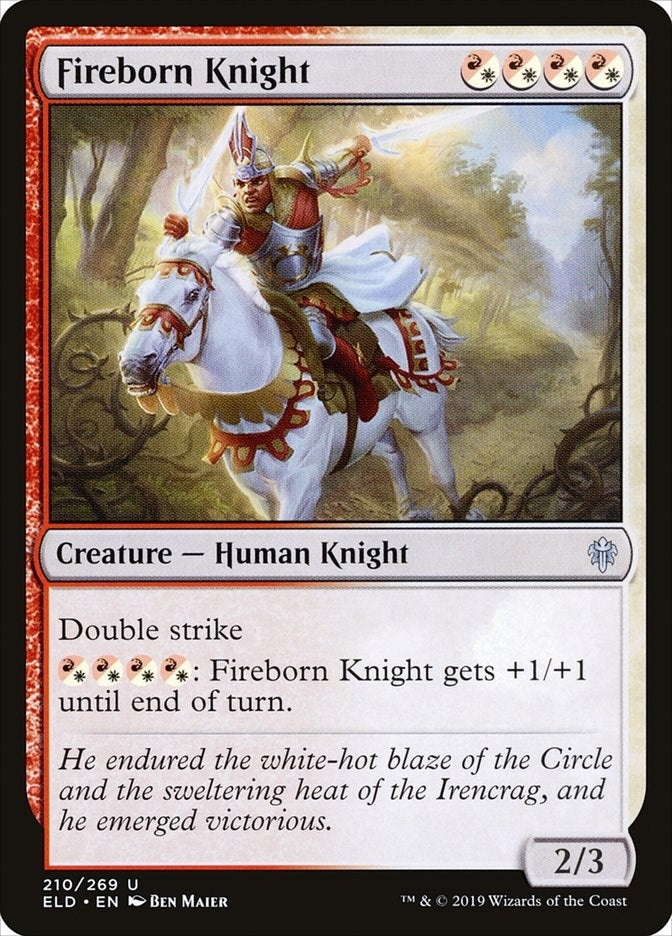 Fireborn Knight (210) (Throne of Eldraine)