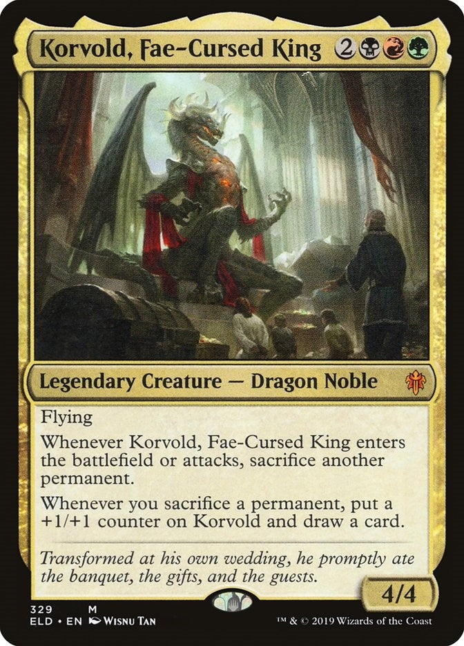 Korvold, Fae-Cursed King (329) (Throne of Eldraine)