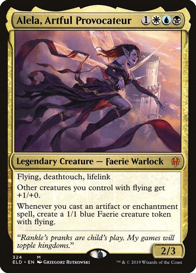 Alela, Artful Provocateur (324) (Throne of Eldraine)
