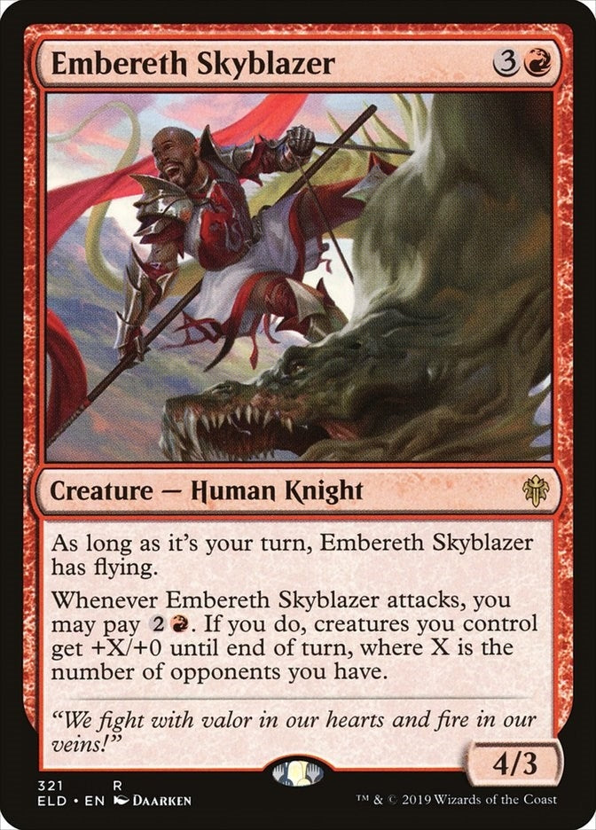 Embereth Skyblazer (321) (Throne of Eldraine)