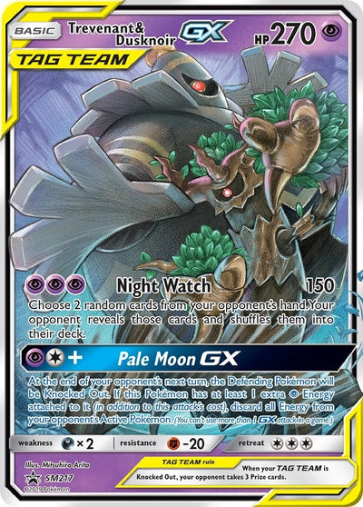 Trevenant & Dusknoir GX - SM217 (SM217) (SM Promos)