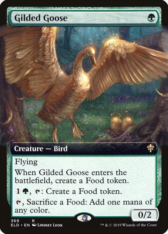 Gilded Goose (Extended Art) (369) (Throne of Eldraine)
