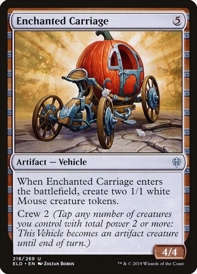 Enchanted Carriage (218) (Throne of Eldraine)