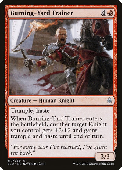 Burning-Yard Trainer (117) (Throne of Eldraine)
