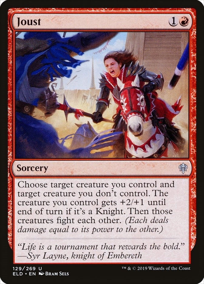 Joust (129) (Throne of Eldraine)