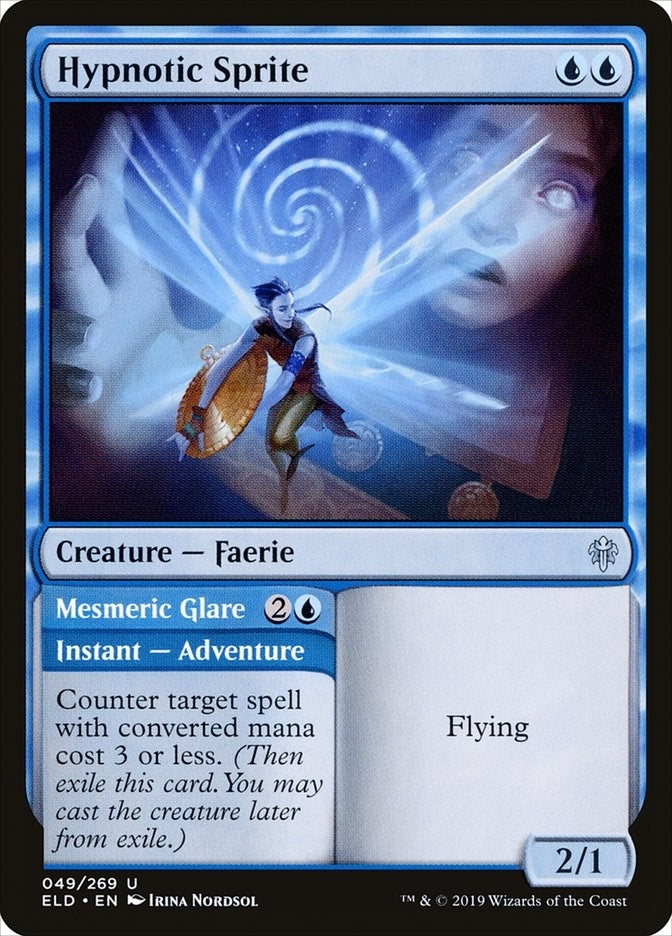 Hypnotic Sprite (49) (Throne of Eldraine)