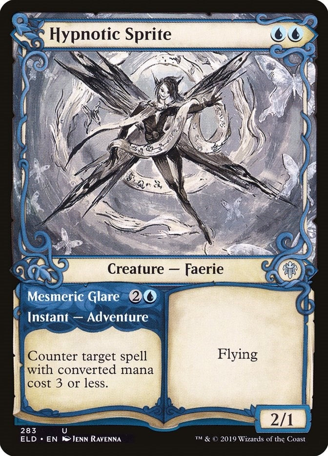 Hypnotic Sprite (Showcase) (283) (Throne of Eldraine)