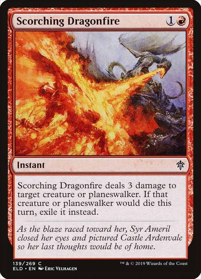 Scorching Dragonfire (139) (Throne of Eldraine)