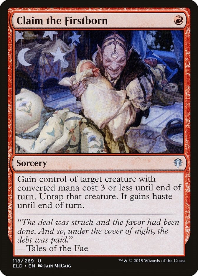 Claim the Firstborn (118) (Throne of Eldraine)
