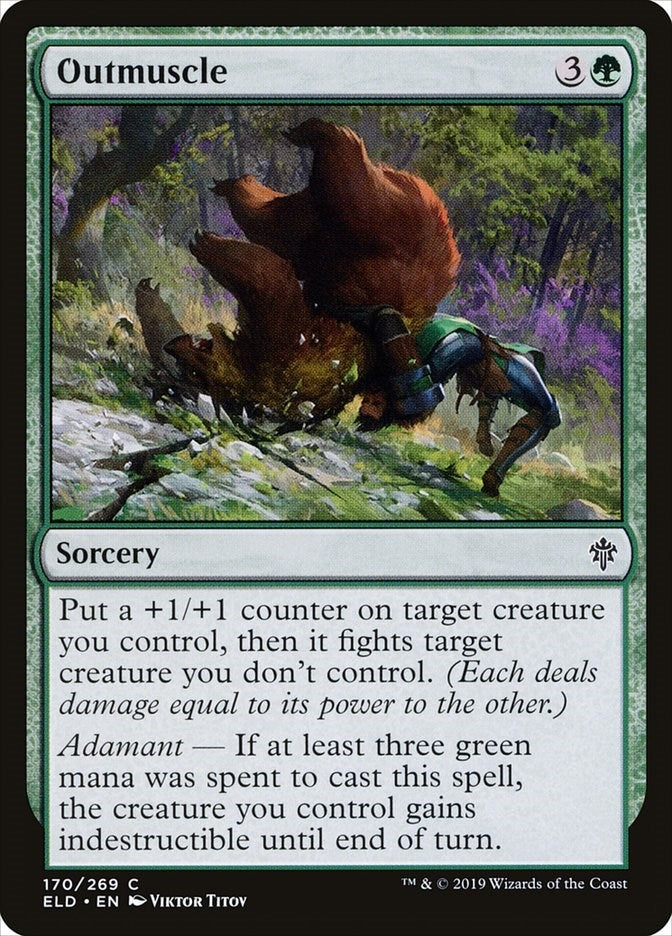 Outmuscle (170) (Throne of Eldraine)