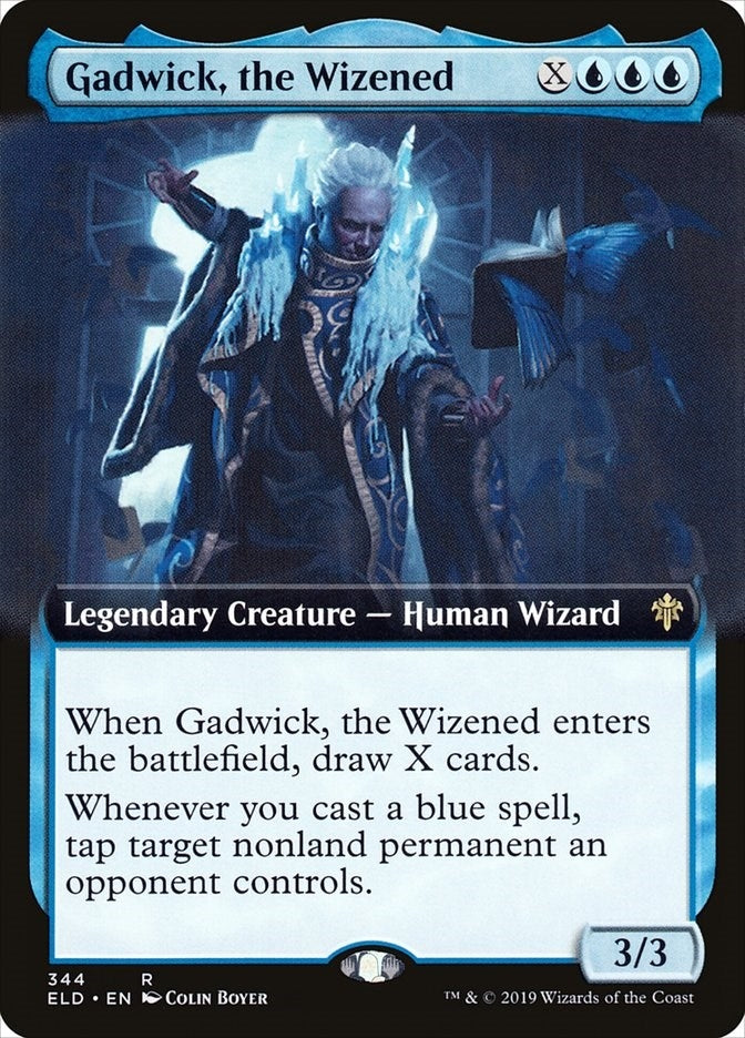 Gadwick, the Wizened (Extended Art) (344) (Throne of Eldraine)