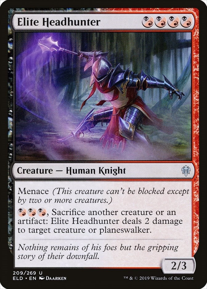 Elite Headhunter (209) (Throne of Eldraine)