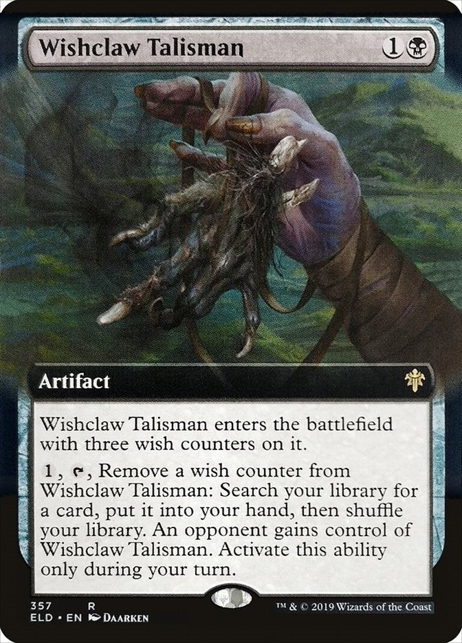 Wishclaw Talisman (Extended Art) (357) (Throne of Eldraine)