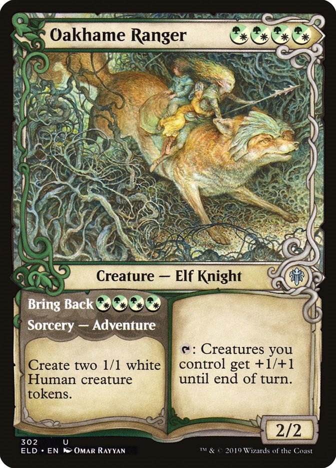 Oakhame Ranger (Showcase) (302) (Throne of Eldraine)