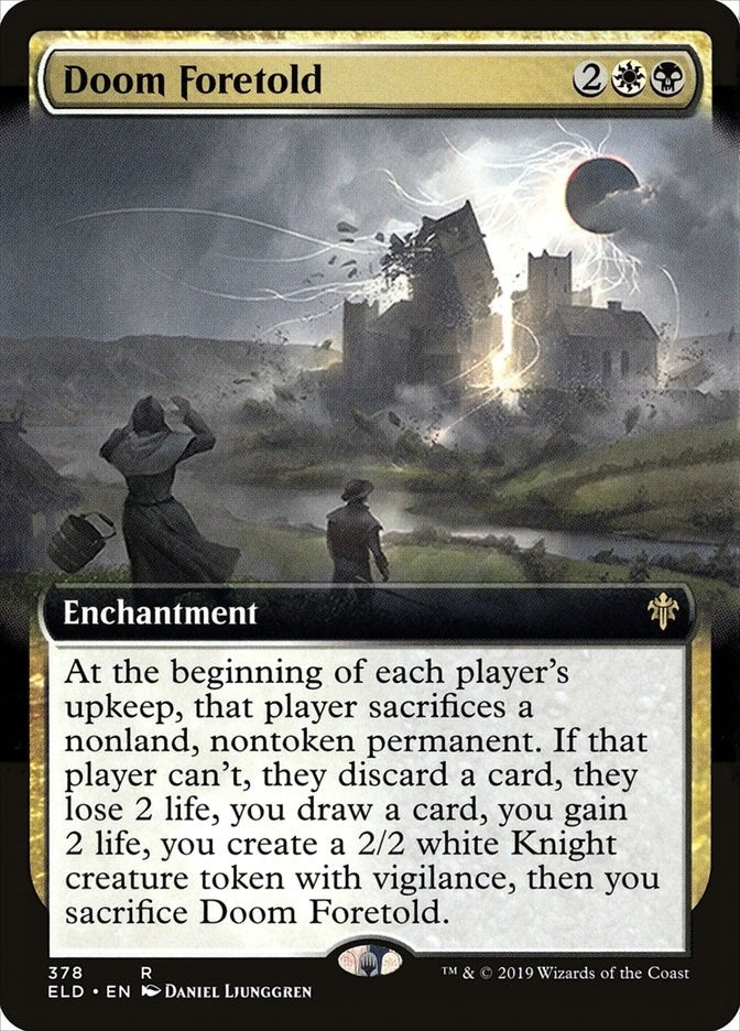 Doom Foretold (Extended Art) (378) (Throne of Eldraine)