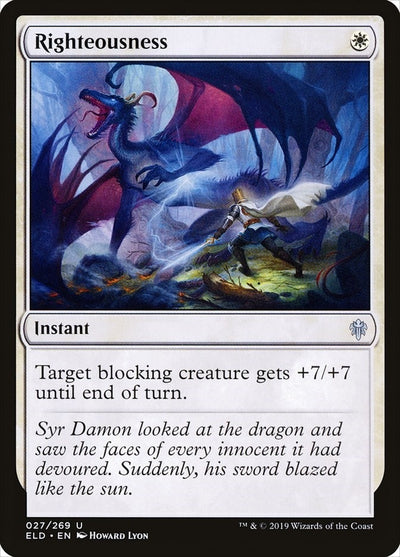 Righteousness (27) (Throne of Eldraine)