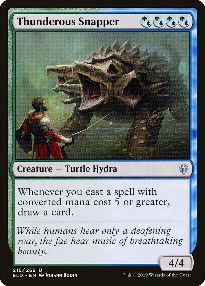 Thunderous Snapper (215) (Throne of Eldraine)