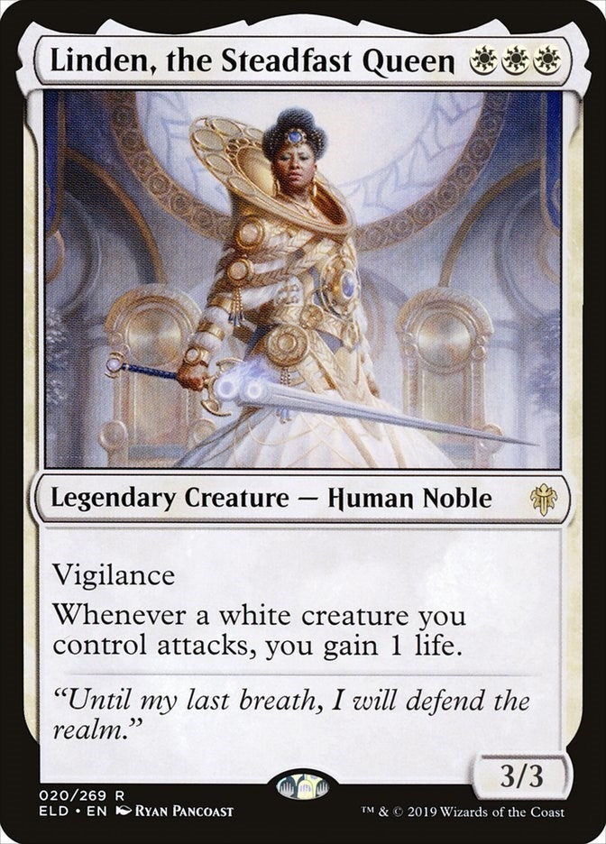 Linden, the Steadfast Queen (20) (Throne of Eldraine)