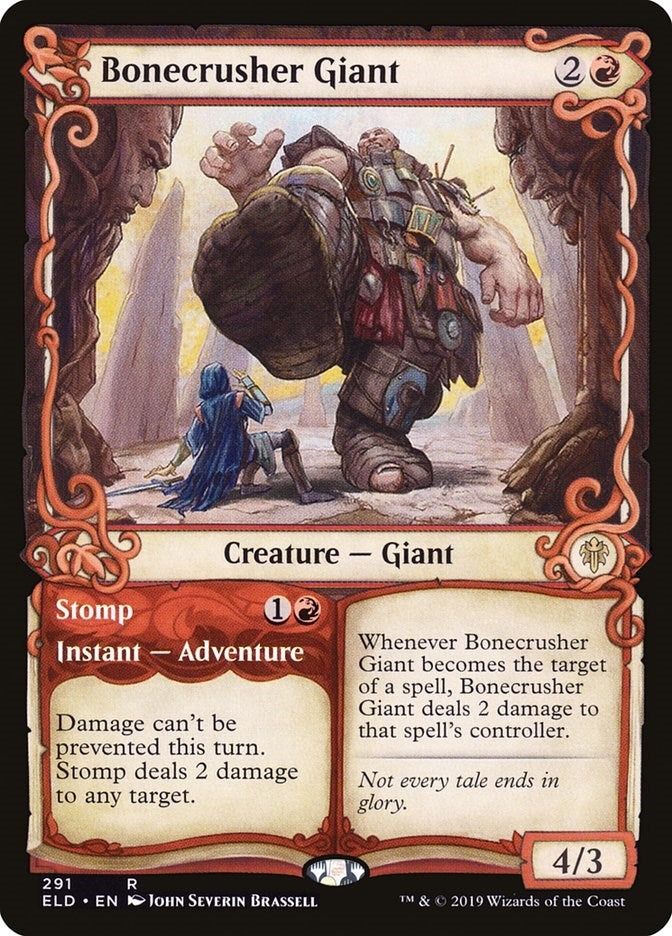 Bonecrusher Giant (Showcase) (291) (Throne of Eldraine)