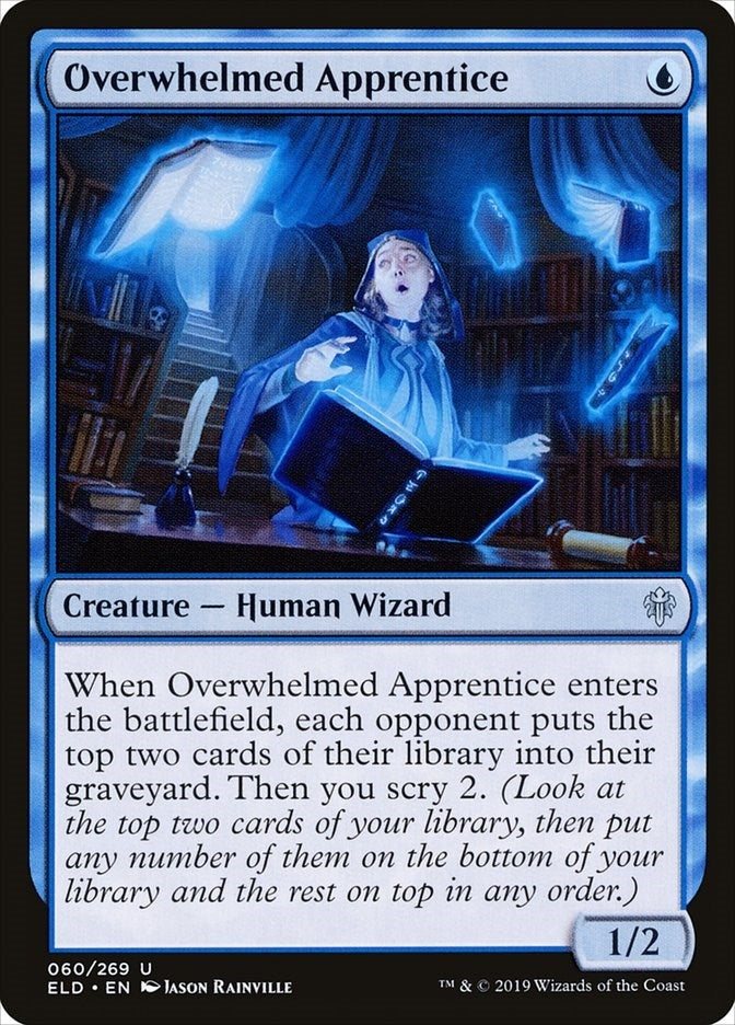 Overwhelmed Apprentice (60) (Throne of Eldraine)
