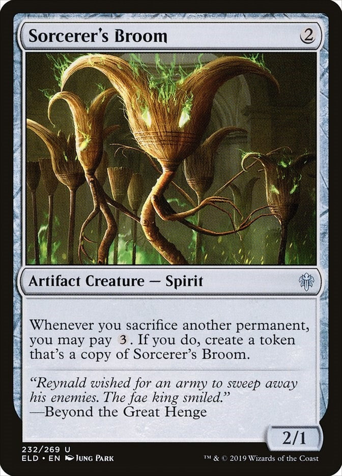 Sorcerer's Broom (232) (Throne of Eldraine)